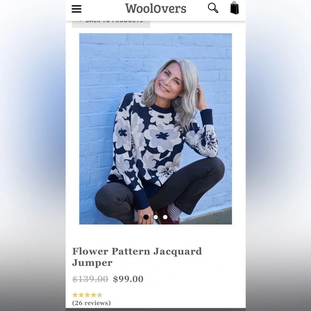 WOOLOVERS SWEATER NWOT - Picture 6 of 8